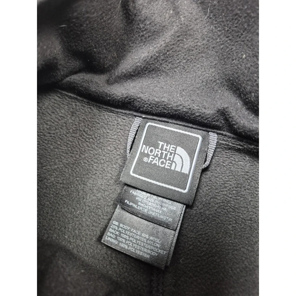 The North Face Jacket Mens L Gray Wool Fleece Full Zip Lined Windbreaker